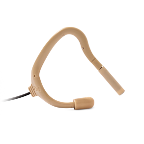 Point Source Audio On-ear mikrofon med minijack TRS stik til trdlse systemer, Beige