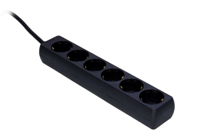 ProCab El skinne med 6 udtag, 1,5 mm  kabel, 5 m