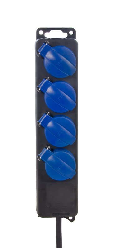 ProCab El skinne med 4 udtag IP44, 1,5 m 1,5 mm kabel