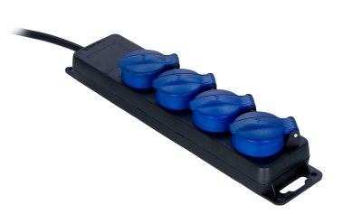 ProCab El skinne med 4 udtag IP44, 1,5 m 2,5 mm kabel