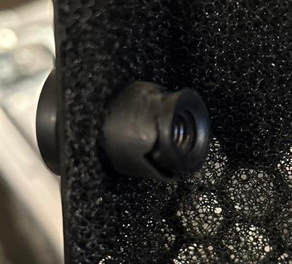 RCF gennemfring og afstandsklods til frontgitter