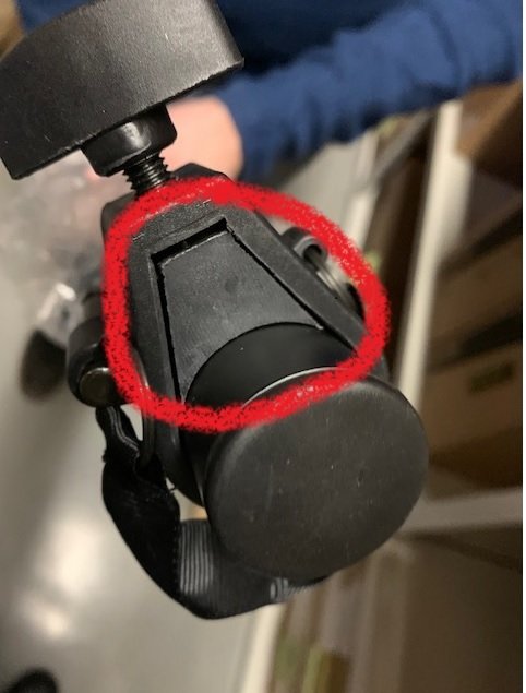 RCF Plastic triang. insert poulemount EVOX