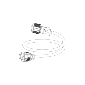 P-COM 8 fleksibel link kabel 8 x 4mm2 (12 awg) 1 m