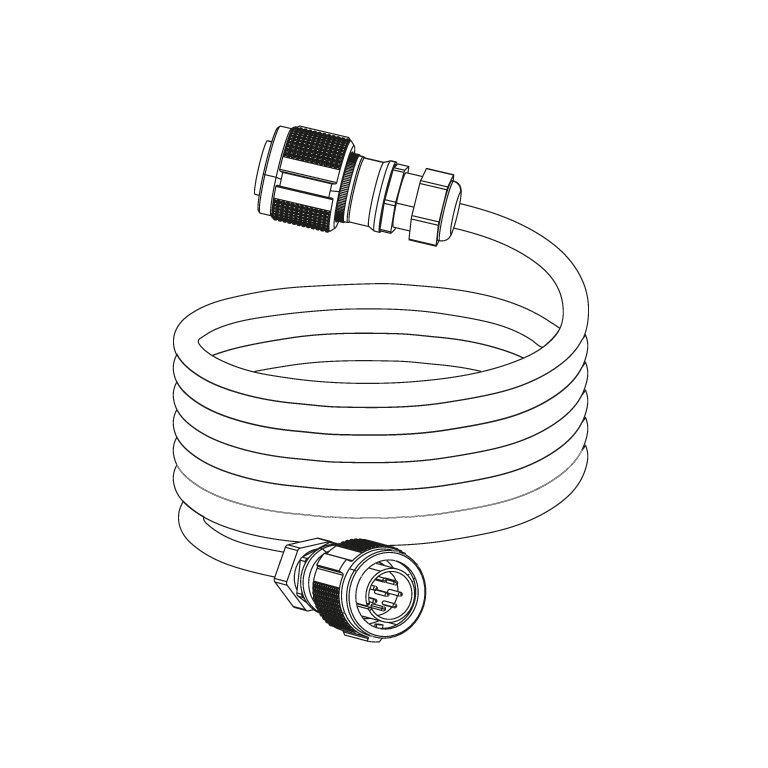 P-COM 8 fleksibel link kabel 8 x 4mm2 (12 awg) 10 m