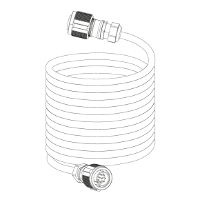 S-COM 19 fleksibel kabel 6 x analog signal mellem Touring Racks 30 m