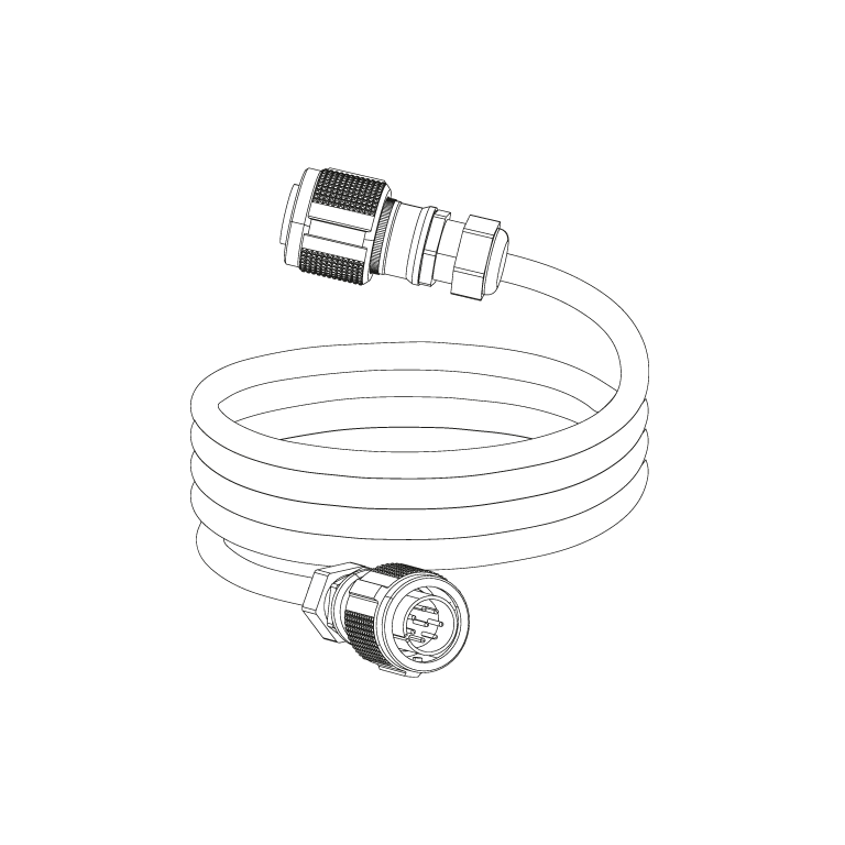 P-COM 8 fleksibel link kabel 8 x 4mm2 (12 awg) 4 m