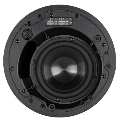 RCF indbygnings subwoofer 80 W, Sort