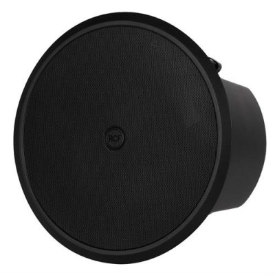 RCF indbygningshjttaler 2-vejs coaxial 80W 100 Volt 8 Ohm, Sort