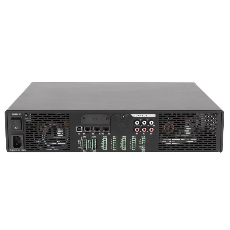 RCF matrix forstrker med DSP 4 x 500 W