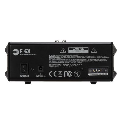 RCF mixer F 6X 6 kanaler og DSP