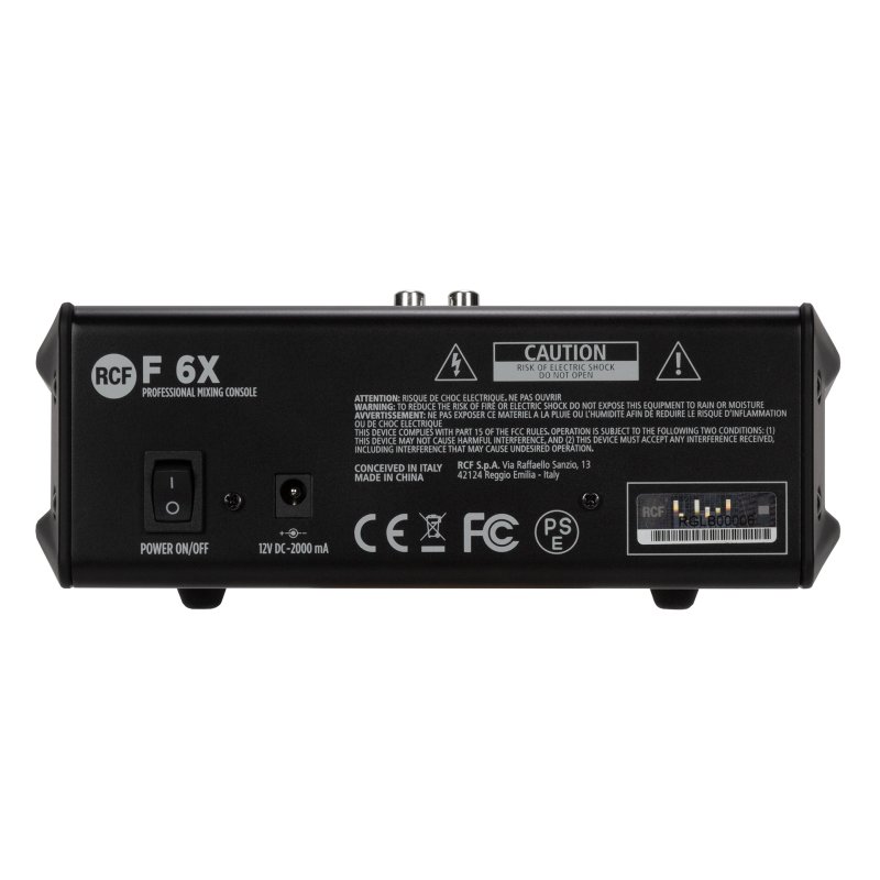 RCF mixer F 6X 6 kanaler og DSP