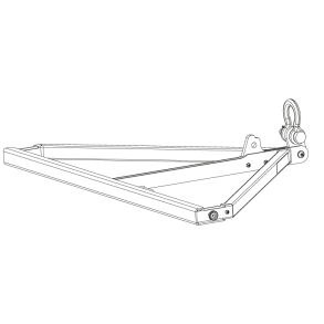 FlyBar pullback incl pins og shackle til GTX12