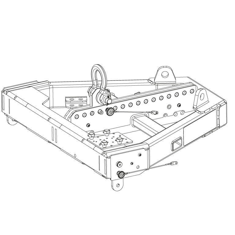 Flybar til GTX10 rigging op til 16 units