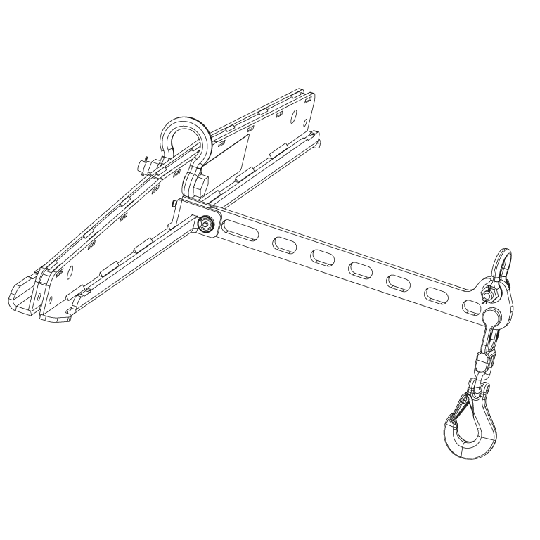 Fly-bar til GTS29 rigging op til 16 moduler