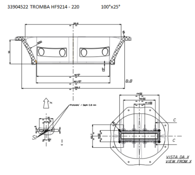 RCF horn ombygningskit �ndrig til TTL4-A