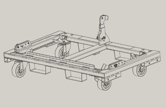 GTX 12 transportvogn til 4 moduler