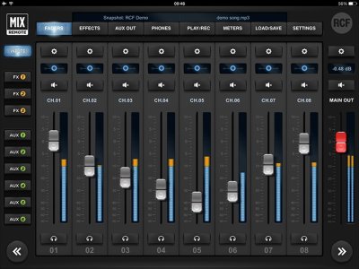 RCF M18 digital mixer 18 kanaler