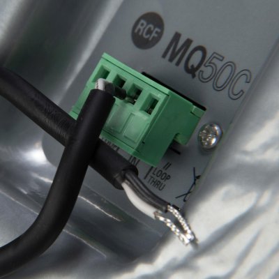 RCF loftsh�jttaler MQ50C 16 Ohm + 100V, Sort
