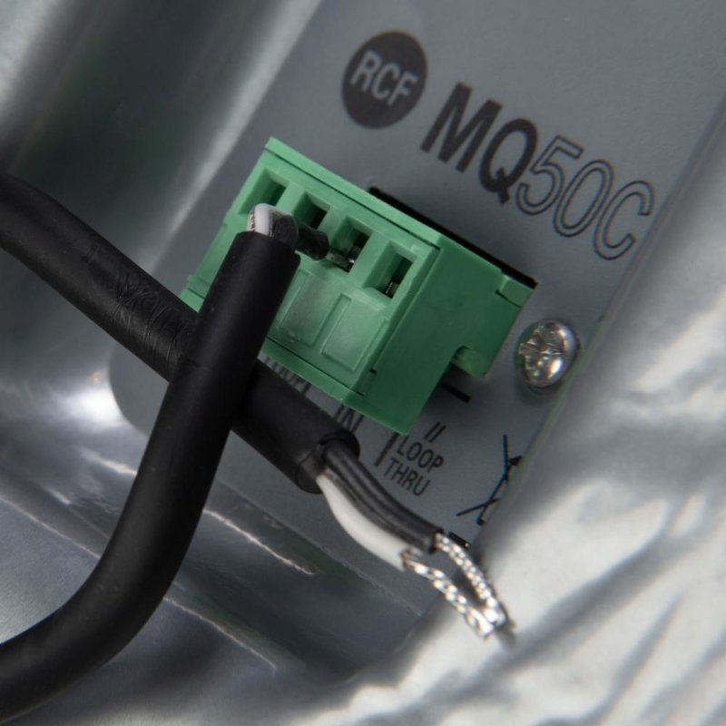 RCF loftshjttaler MQ50C 16 Ohm + 100V, Sort