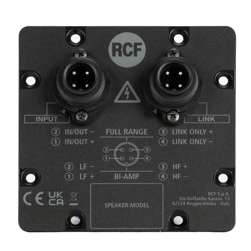 RCF Amphenol in-out panel til Compact M og SUB s-serie IP67