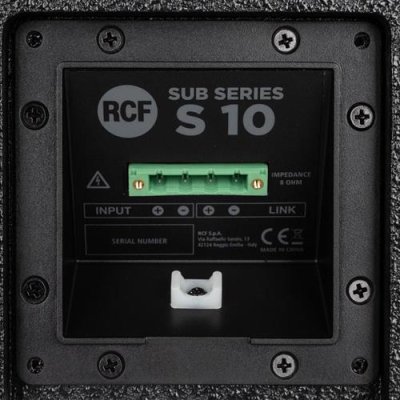 RCF bass reflex subwoofer 10