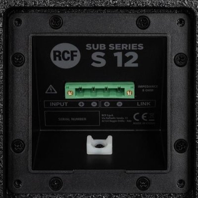 RCF bass reflex subwoofer 12