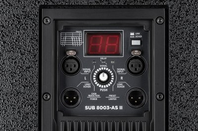 RCF Subwoofer SUB8003-AS mk2 aktiv Bass reflex 1100W