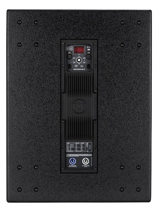 RCF Subwoofer SUB8003-AS mk2 aktiv Bass reflex 1100W