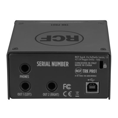 RCF USB audio interface 1 in / 2 out 24-bit 192 kHz