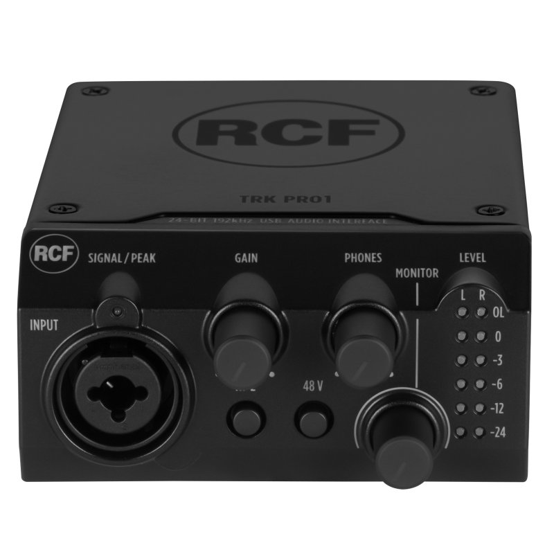 RCF USB audio interface 1 in / 2 out 24-bit 192 kHz