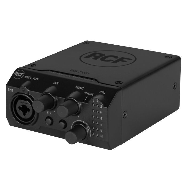 RCF USB audio interface 1 in / 2 out 24-bit 192 kHz