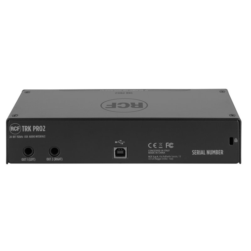 RCF USB audio interface 2 in / 2 out 24-bit 192 kHz