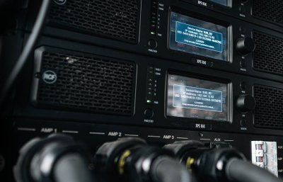 RCF touring rack m/Dante 11 Unit 