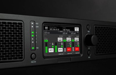 RCF touring rack m/Dante 11 Unit 