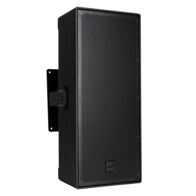 RCF 2-vejs h�jttaler 100x100, 1200 W 142dB incl beslag, IP55, EN54-24, Sort