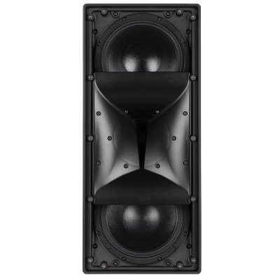 RCF 2-vejs h�jttaler 100x100, 1200 W 142dB incl beslag, IP55, EN54-24, Sort