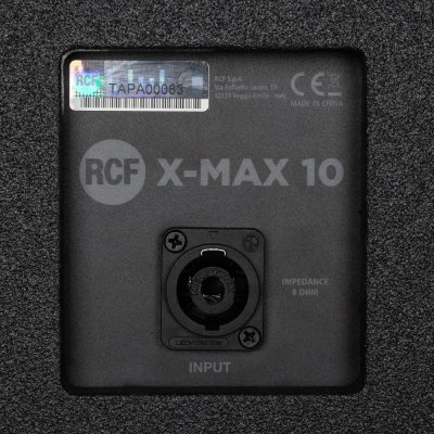 RCF X-MAX 10 passiv h�jttaler 700 W 128dB, Sort
