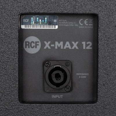 RCF X-MAX 12 passiv hjttaler 800 W 129 dB, Sort