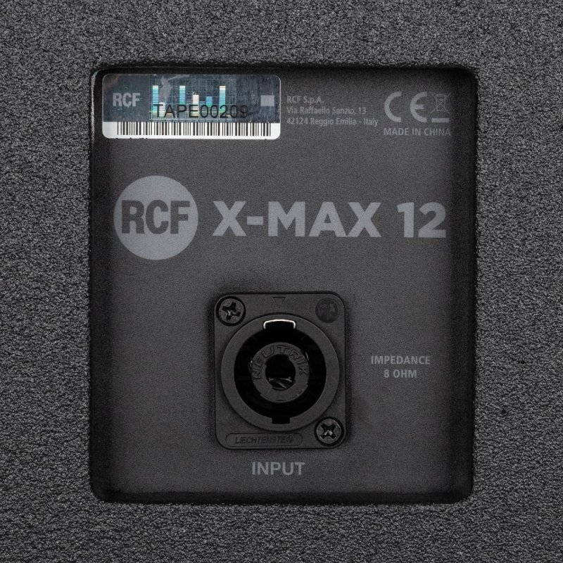 RCF X-MAX 12 passiv hjttaler 800 W 129 dB, Sort