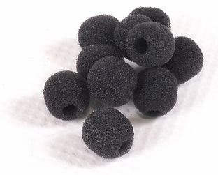 Reinhardt vindhtte til headset mikrofon 4 - 6 mm, sort