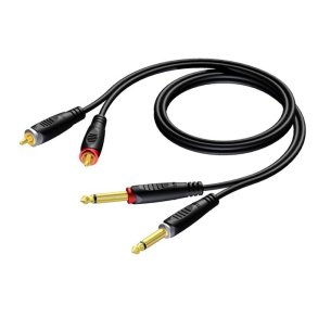 ProCab kabel 2 x Jack > 2 x RCA