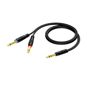 ProCab Jack stereo > 2 x Jack - 3 meter