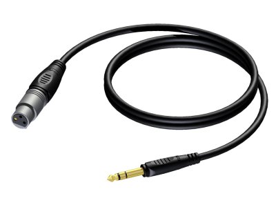 ProCab XLR hun > Jack stereo - 1,5 meter