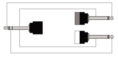 ProCab Multikabel 8 x mono jack han>4 x stereo jack 5 m