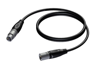 ProCab XLR han > XLR hun - 0,5 meter