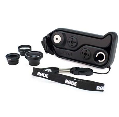 Rde Grip+ hndtag og objektiv-st for iPhone 4 og 4S