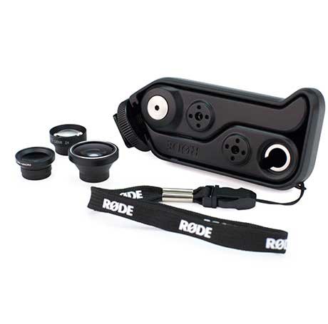 Rde Grip+ hndtag og objektiv-st for iPhone 4 og 4S