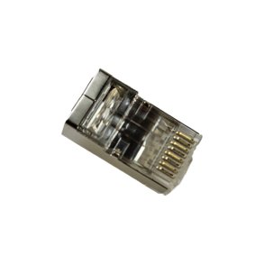 RJ45 modular plug Easy-Connect CAT6 STP til bl�d/massiv leder - 1 styk