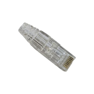 RJ45 modular plug Easy-Connect CAT6 UTP til bl�d/massiv leder