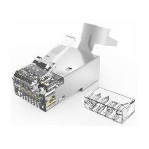 RJ45 modularstik 8/8 Cat6A sk�rmet 1,35 - 1,5 mm wire 10 stk